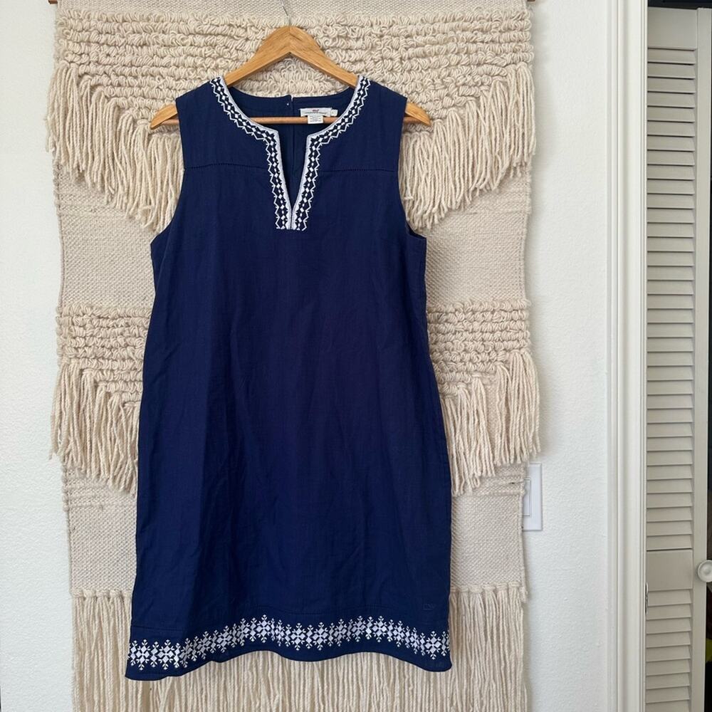 Vineyard Vines Embroidered Shift Dress